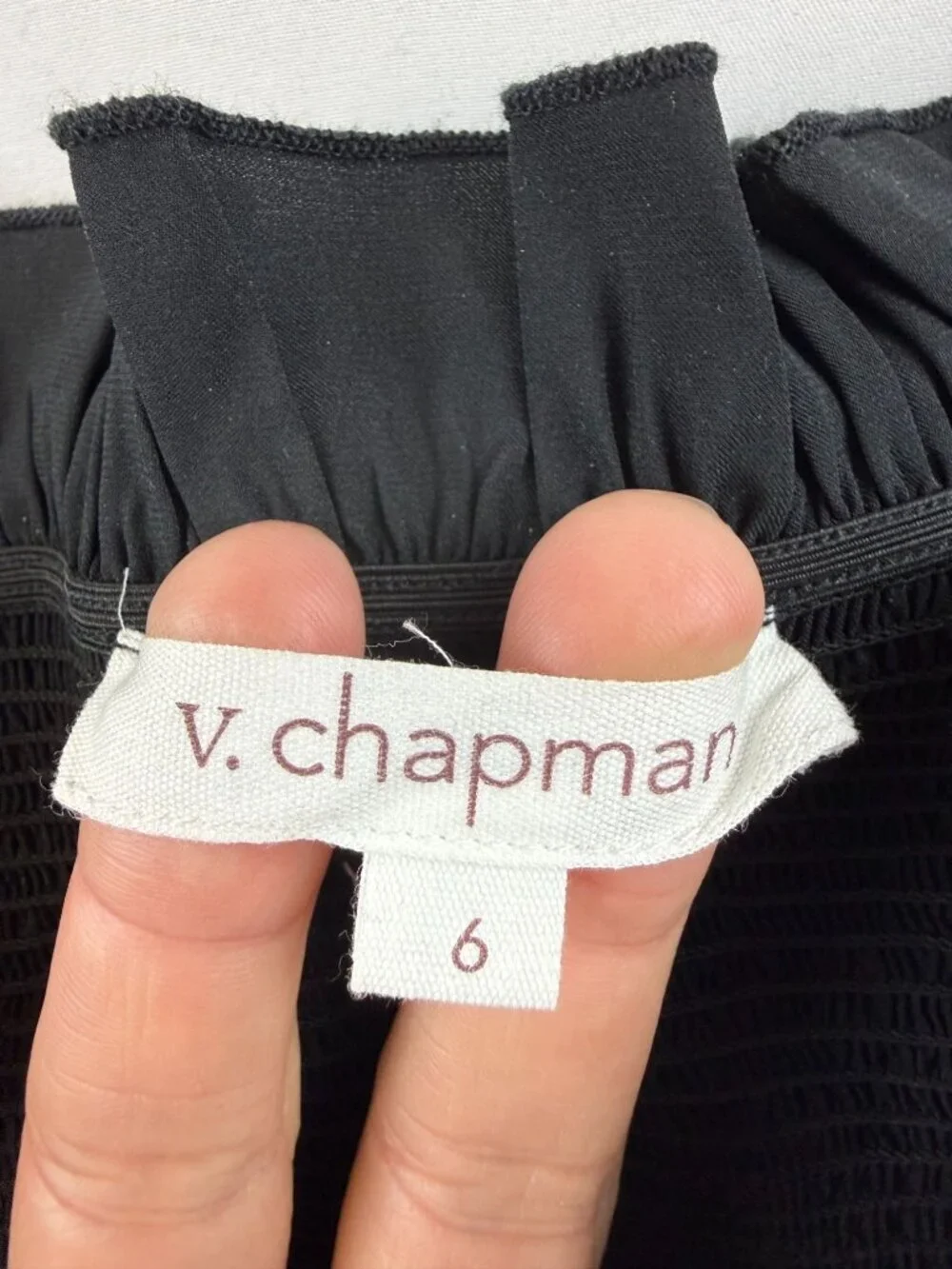 Anthropologie V. Chapman Sage Lily Ruched & Ruffled Stretch Midi Dress Size 6 - Picture 6 of 9